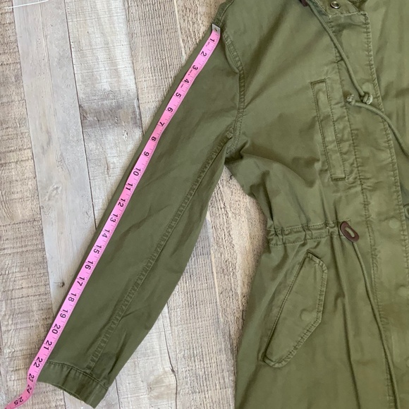 Madewell Tilden Classic Military Anorak Utility Jacket Olive Army Green SZ S - Picture 14 of 14